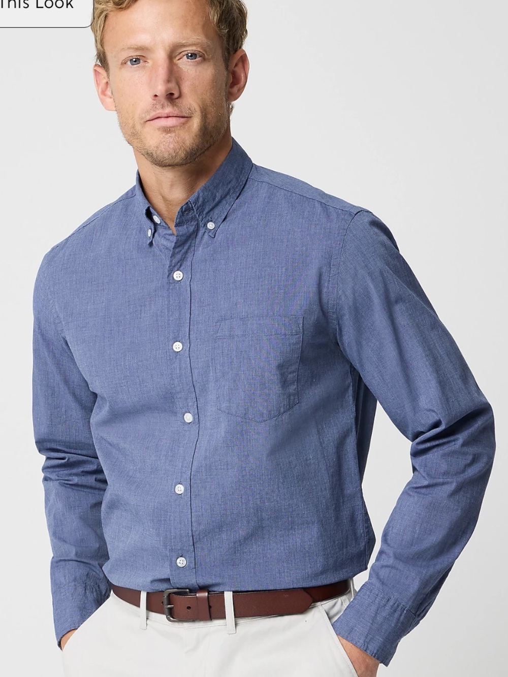 J. Crew casual slim fit button down shirt